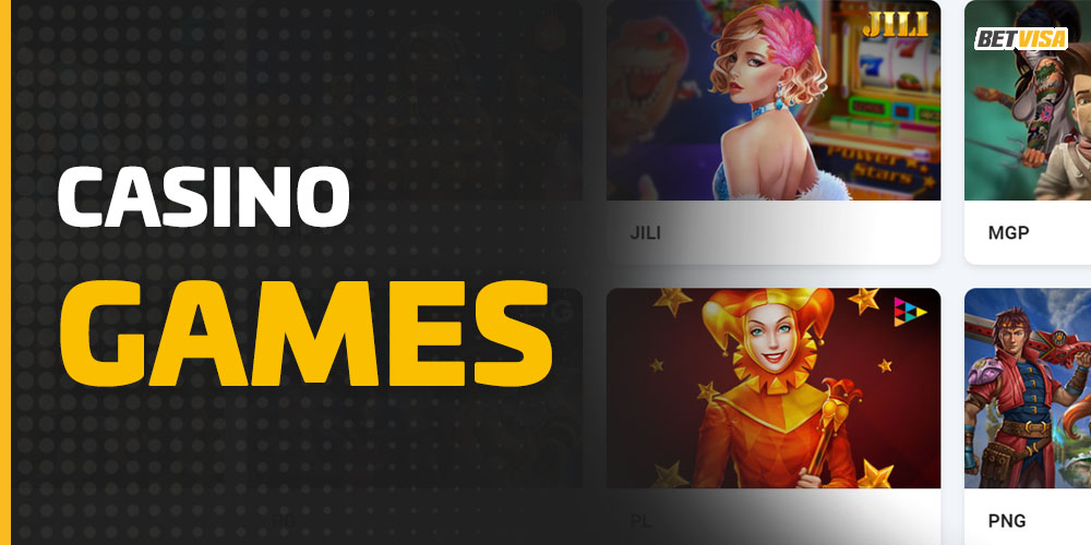Types of casino games at Betvisa
